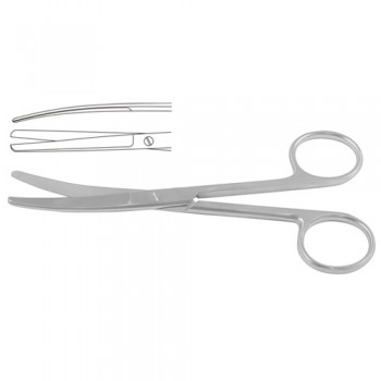 Operating Scissor Curved - Blunt/Blunt Stainless Steel, 14.5 cm - 5 3/4"